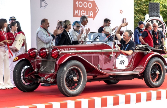 Már megint egy 1929-es Alfa Romeóval nyerték meg a Mille Migliát