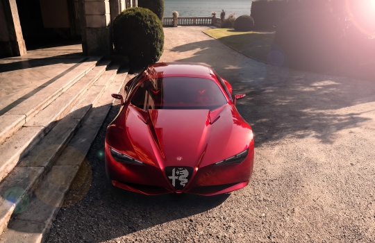 Ilyen lesz az Alfa Romeo formanyelve a jövőben: leleplezték a Cuorerosso tanulmányt Párizsban