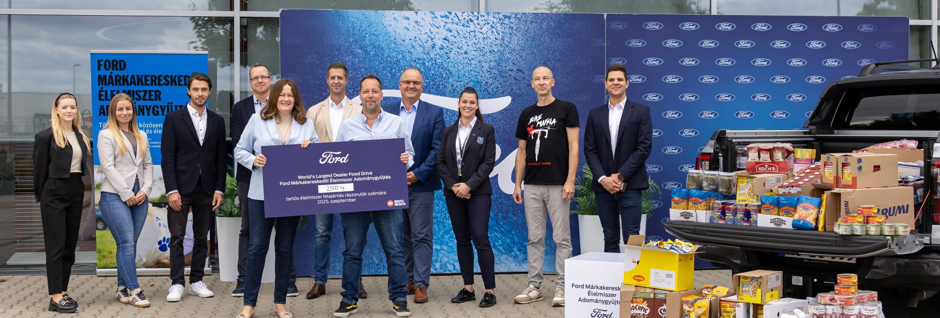Ford márkakereskedői élelmiszergyűjtő akció