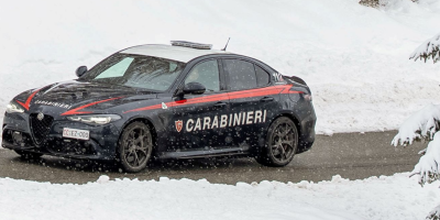 Az Alfa Romeo csúcsmodellje is bekerült a Carabinieri flottájába