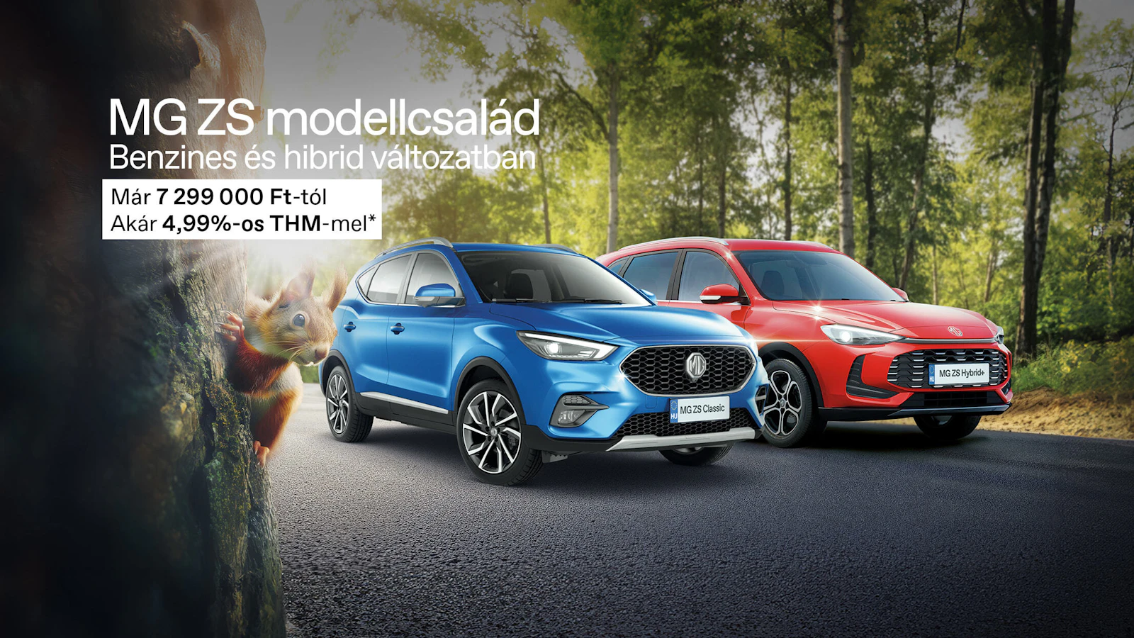 MG ZS modellcsalád finanszírozási akció