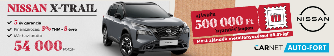 nyari nissan ajanlatok x-trail fekvo
