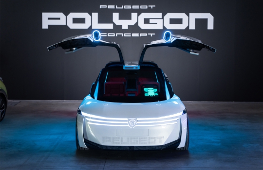 Itt a POLYGON CONCEPT, a jövő Peugeot-ja