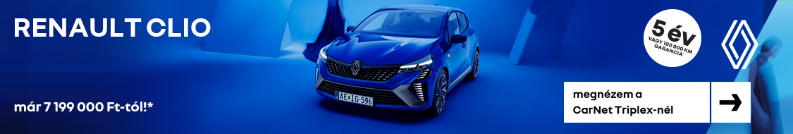 renault clio-uj lendulettel